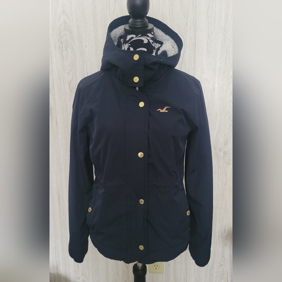 Hollister Jackets & Blazers - Women's Hollister Size S Sherpa Lined Navy Jacket All-Weather Collection